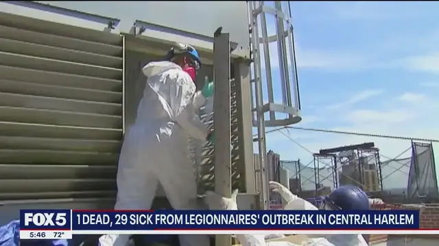 'Video thumbnail for Legionnaires' disease in Central Harlem: 30 cases, including 1 death'