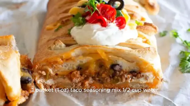 Video thumbnail for Taco Braid recipe
