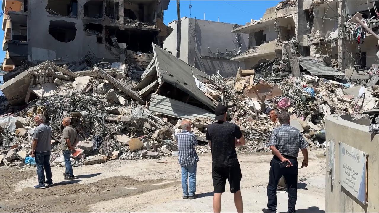 Video thumbnail for Lebanon: Israel pounds Lebanon in daily breaches of ceasefires.
