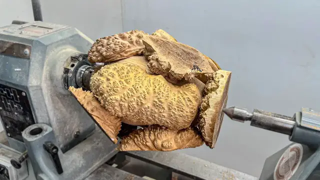 Video thumbnail for Woodturning - My biggest hybrid project