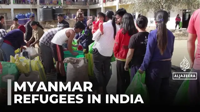 Video thumbnail for Myanmar general election: Refugees stranded in India say poll is a sham
