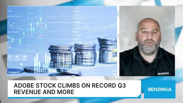'Video thumbnail for Adobe Stock Climbs On Record Q3 Revenue And More'