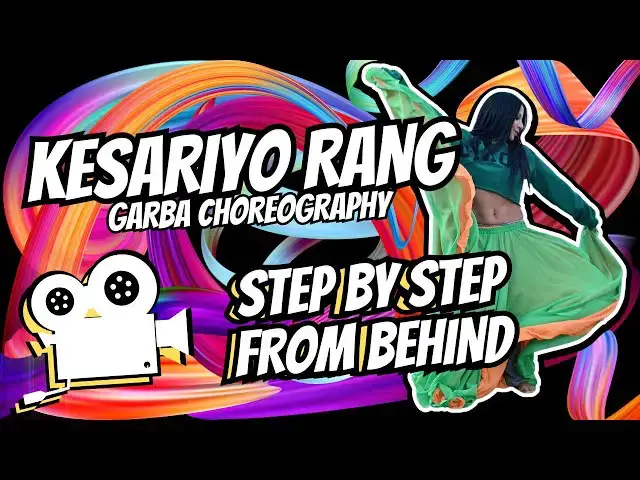 'Video thumbnail for KESARIYO RANG | BACK ANGLE | STEP BY STEP'