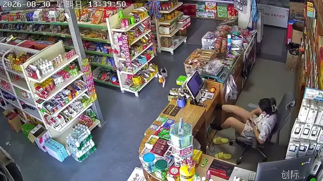 Video thumbnail for Cat Steals Snack and Walks Out of Convenience Store in Henan
