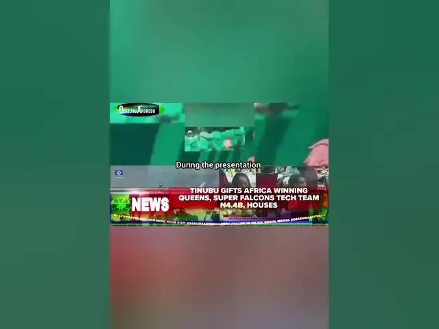 Video thumbnail for Tinubu Gifts Africa Winning Queens, Super Falcons Tech Team ₦4.4b, Houses