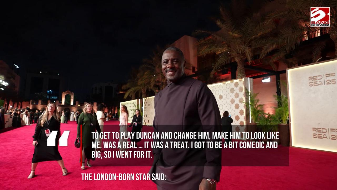 Video thumbnail for Masters of the Universe star Idris Elba: I can't stay jacked