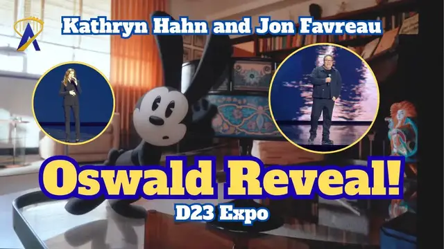 Video thumbnail for Kathryn Hahn Introduces Jon Favreau's Oswald at D23!