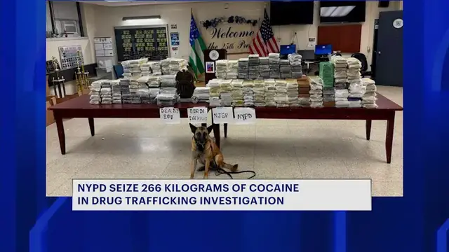 Video thumbnail for 3 people in custody, $10M of cocaine seized in NYPD drug trafficking bust