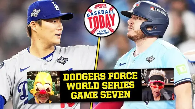 'Video thumbnail for Dodgers force World Series game 7! | Baseball Today'