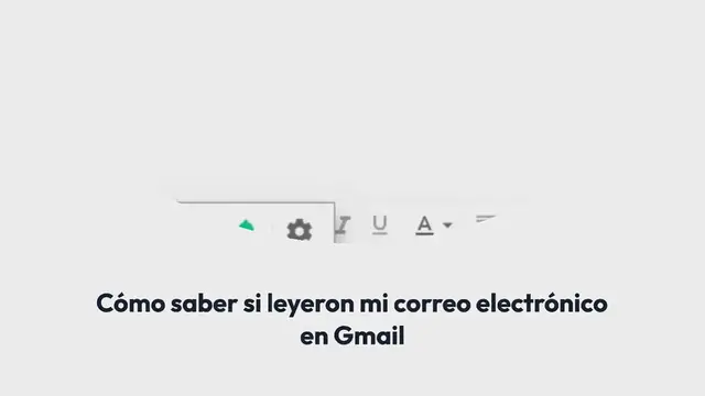 Video thumbnail for Cómo saber si leyeron mi correo electrónico en Gmail