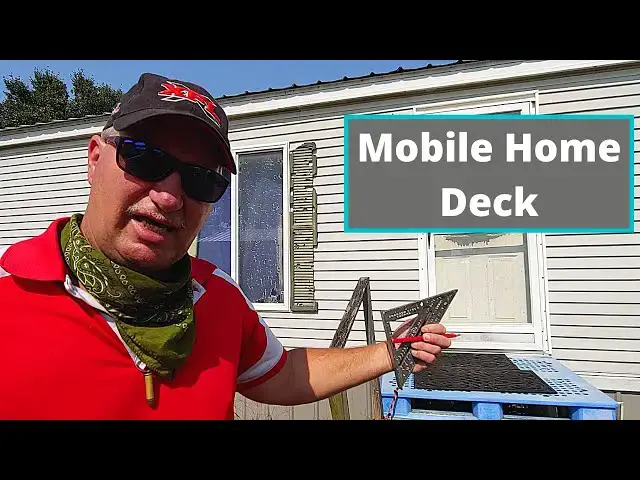 Video thumbnail for Complete Building The Deck The Customer Wants On Mobile Home