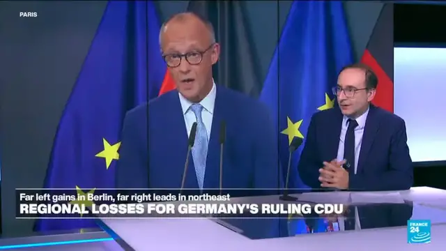 Video thumbnail for Regional losses for Germany's ruling CDU