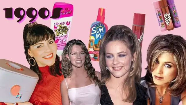 'Video thumbnail for Popular 1990s Beauty Trends'