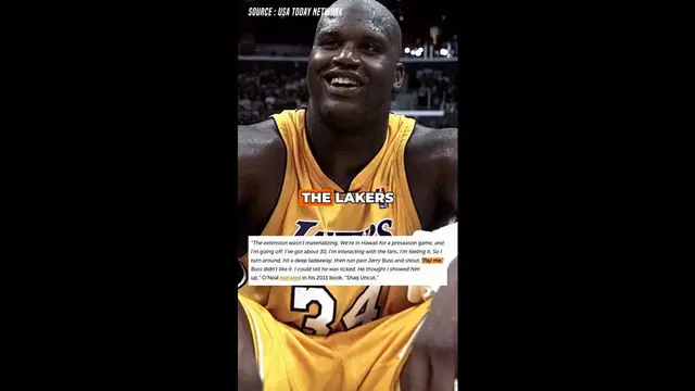 Video thumbnail for Shaquille O’Neal’s Pay Me Moment That Ended the Lakers Dynasty