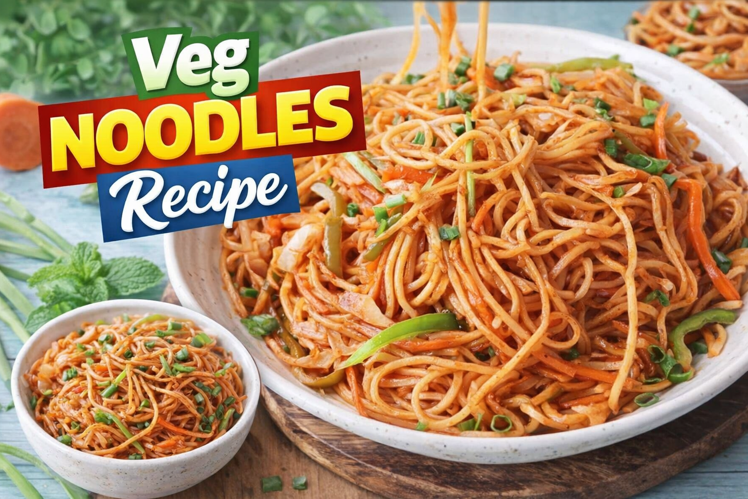 Video thumbnail for Veg Noodles Recipe