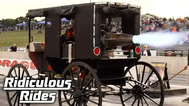 Video thumbnail for World’s First Jet-Powered Amish Buggy