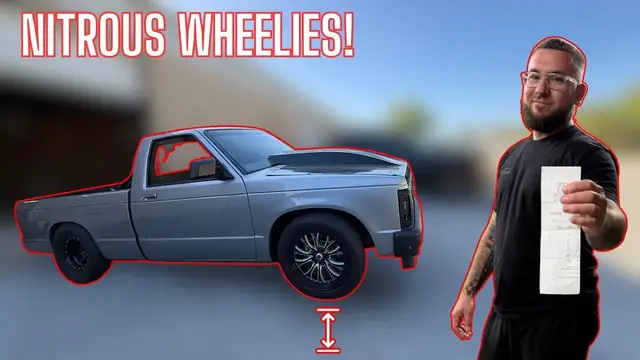 Video thumbnail for Our "Budget Racecar" gets GIANT Nitrous Shot! (Big Backfire)