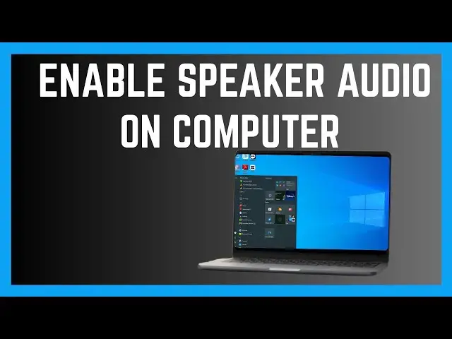 'Video thumbnail for How To Enable Audio On Laptop or PC'