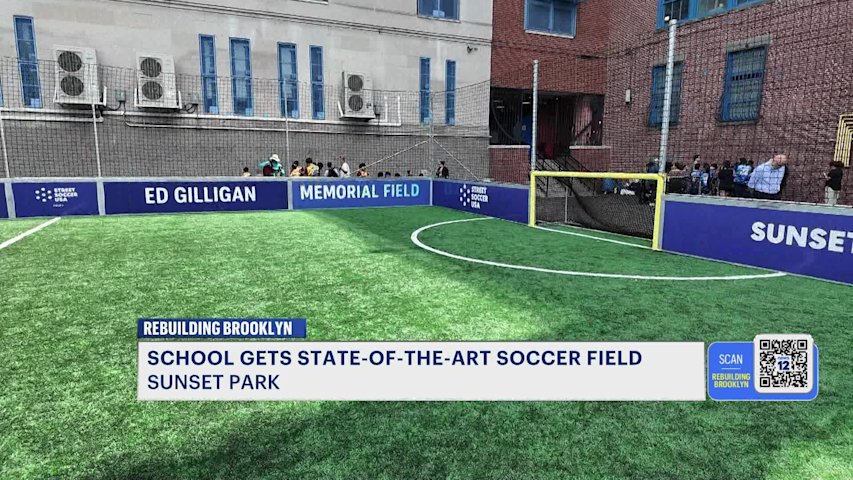 Video thumbnail for New soccer field at P.S. 94 gives students and families a place to play and connect