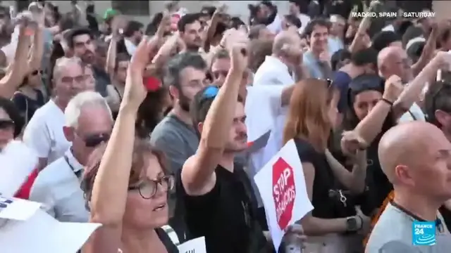 Video thumbnail for Housing crisis fuels Madrid protest
