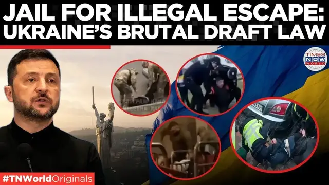 'Video thumbnail for Ukraine’s New Martial Law: Draft Evasion Now a Criminal Act  | Times Now World'
