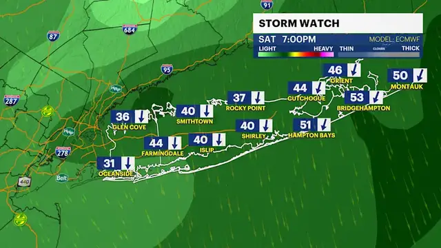 Video thumbnail for STORM WATCH: Nor'easter will bring rough surf, possible strong wind and rain this weekend