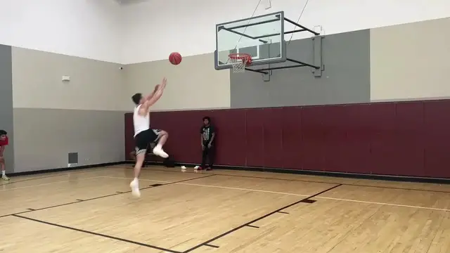 'Video thumbnail for austin bourque: huge air! basketball dunks and misses compilation'