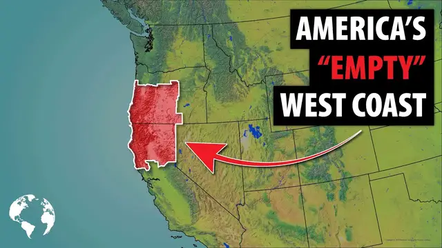 Video thumbnail for Why So Few Americans Live In This HUGE Area Of The West Coast