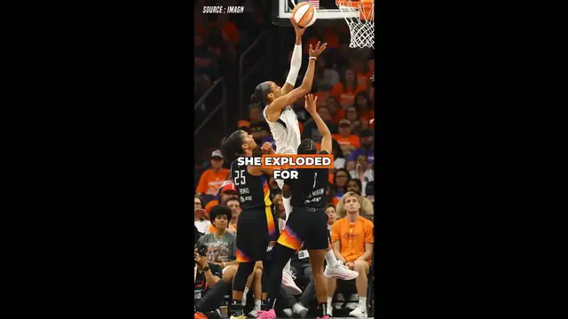 'Video thumbnail for A’ja Wilson Hits Clutch Game-Winner to Lift Las Vegas Aces in WNBA Finals'
