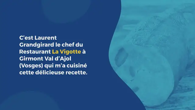 Video thumbnail for Vichyssoise glacée et andouille du Val d’Ajol rôtie
