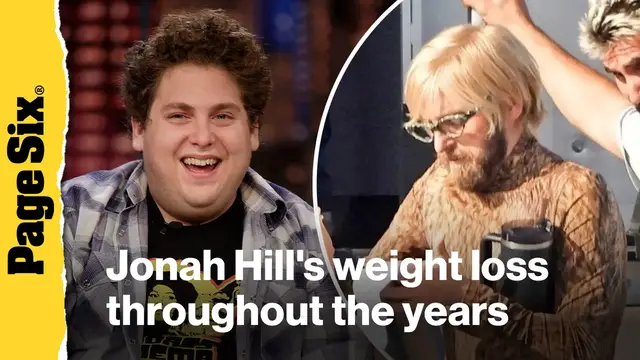 'Video thumbnail for Jonah Hill looks unrecognizable as he shows off slimmed-down frame'