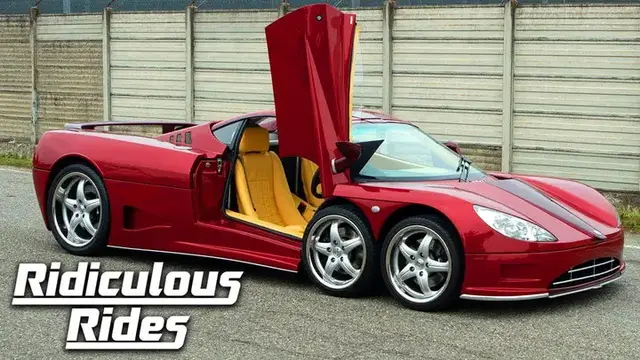 'Video thumbnail for Six-Wheeled Italian Supercar Valued Over $650,000'