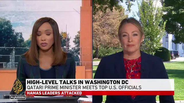 'Video thumbnail for High-level talks in Washington DC: Qatari Prime Minister meets top US officials'
