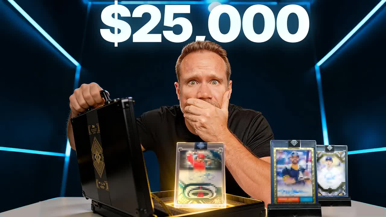 Video thumbnail for Sports Card Investor: $25,000 Baseball Box Opening - Insane Pulls!