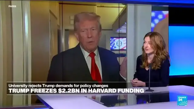 Video thumbnail for Federal grants to Harvard slashed after clash with Trump administration