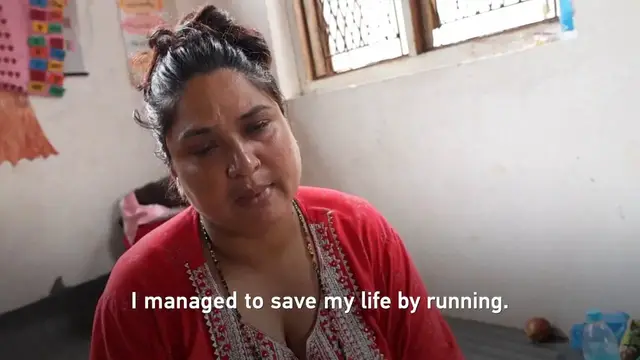 Video thumbnail for Nepal: Nepali survivor recounts terrifying moment of escaping deadly mudslide.
