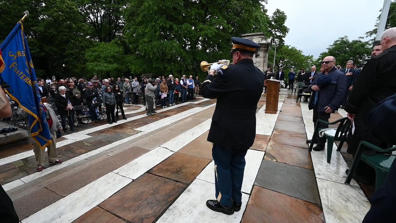 Video thumbnail for NY: Soldiers' and Sailors' Memorial Association Memorial Day With Mayor Mamdani.