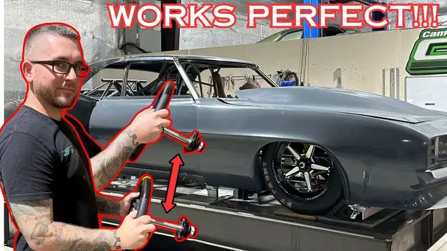 'Video thumbnail for Cleetus McFarland's "Eagle" gets FIRST EVER adjustable steering column! Brake lines, carbon and more'