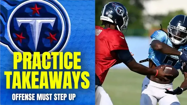 'Video thumbnail for a to z sports nashville: titans training camp reaction: cam ward under pressure, folk vs. slye kicking battle'
