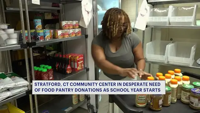 Video thumbnail for 'Staggering.' Stratford's Sterling Community Center in desperate need of food pantry donations as school year begins