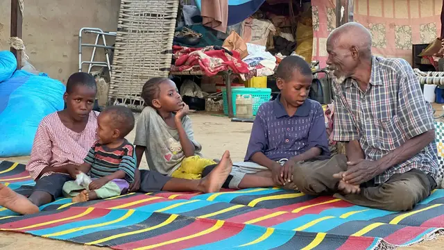 'Video thumbnail for Survivors fleeing Sudan’s el-Fasher recount terror, bodies in streets'