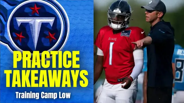 'Video thumbnail for a to z sports nashville: titans practice meltdown: cam ward struggles spark concern at st. thomas sports park'