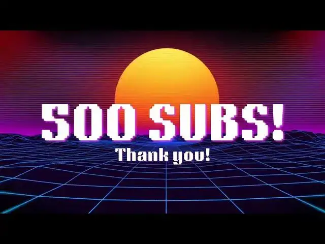 Video thumbnail for 500 subscriber milestone achieved!