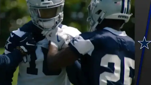 Video thumbnail for law nation sports: michael irvin's wisdom for cedrick wilson, dallas cowboys wr training