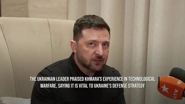 Video thumbnail for Zelensky Names Spy Chief Interim Defense Minister.