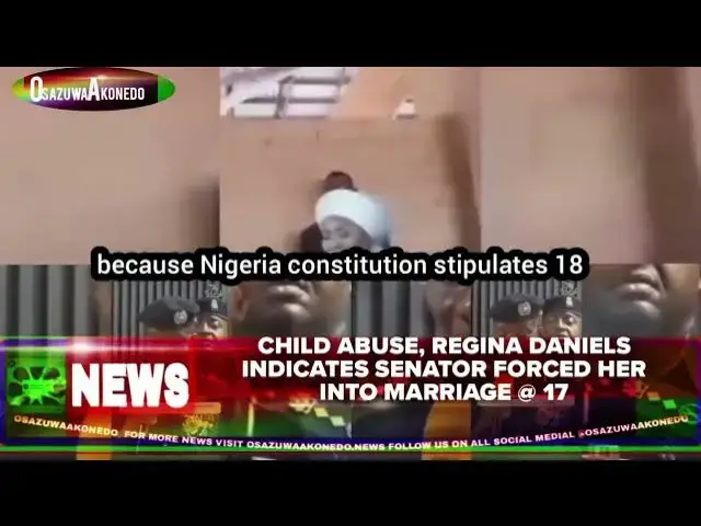 Video thumbnail for Child Abuse, Regina Daniels Indicates Senator Forced Her Into Marriage @ 17