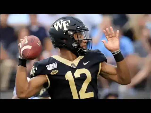 'Video thumbnail for Lord Brunson: eagles scout look at jamie newman, wake forest qb, senior bowl analysis'