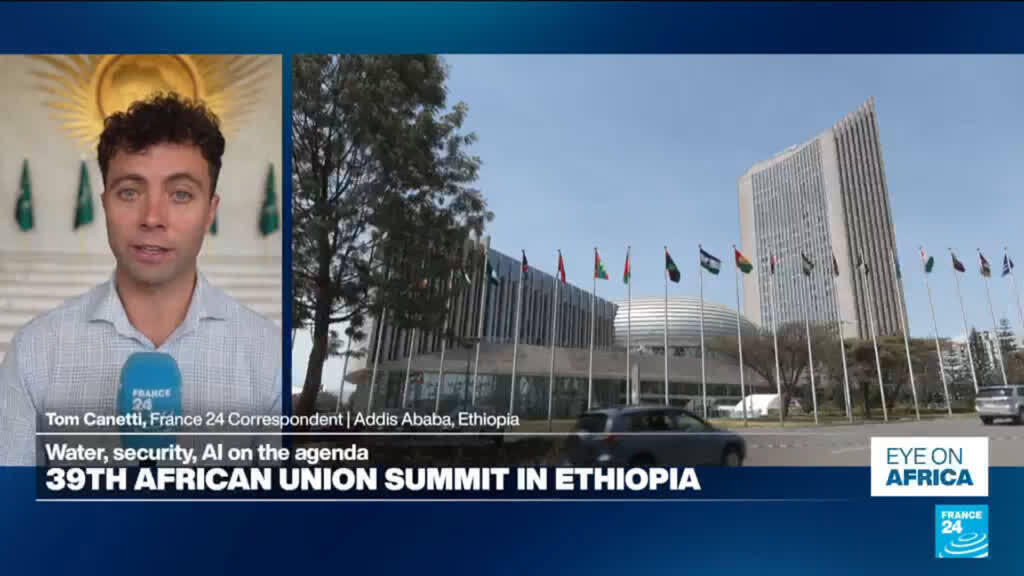 Video thumbnail for 39th Arican Union Summit in Ethiopia: Water, Security and AI on the agenda