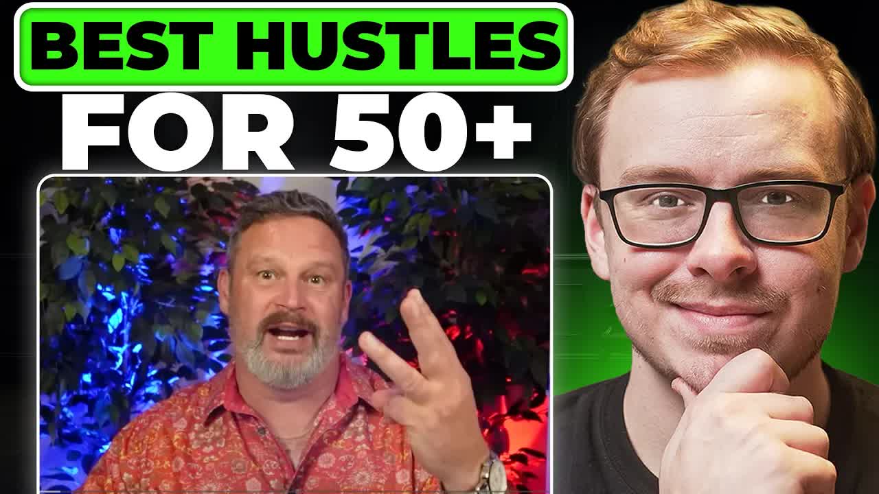 Video thumbnail for Shane Hummus: best side hustles for 50+ in 2026: no skills needed
