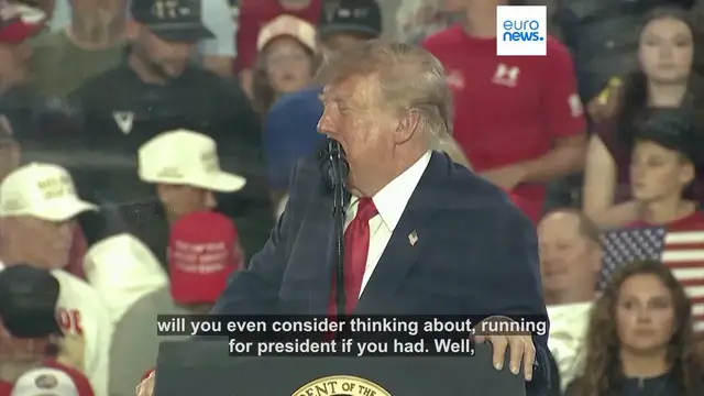 Video thumbnail for Trump says he has the right to seek a third presidential term